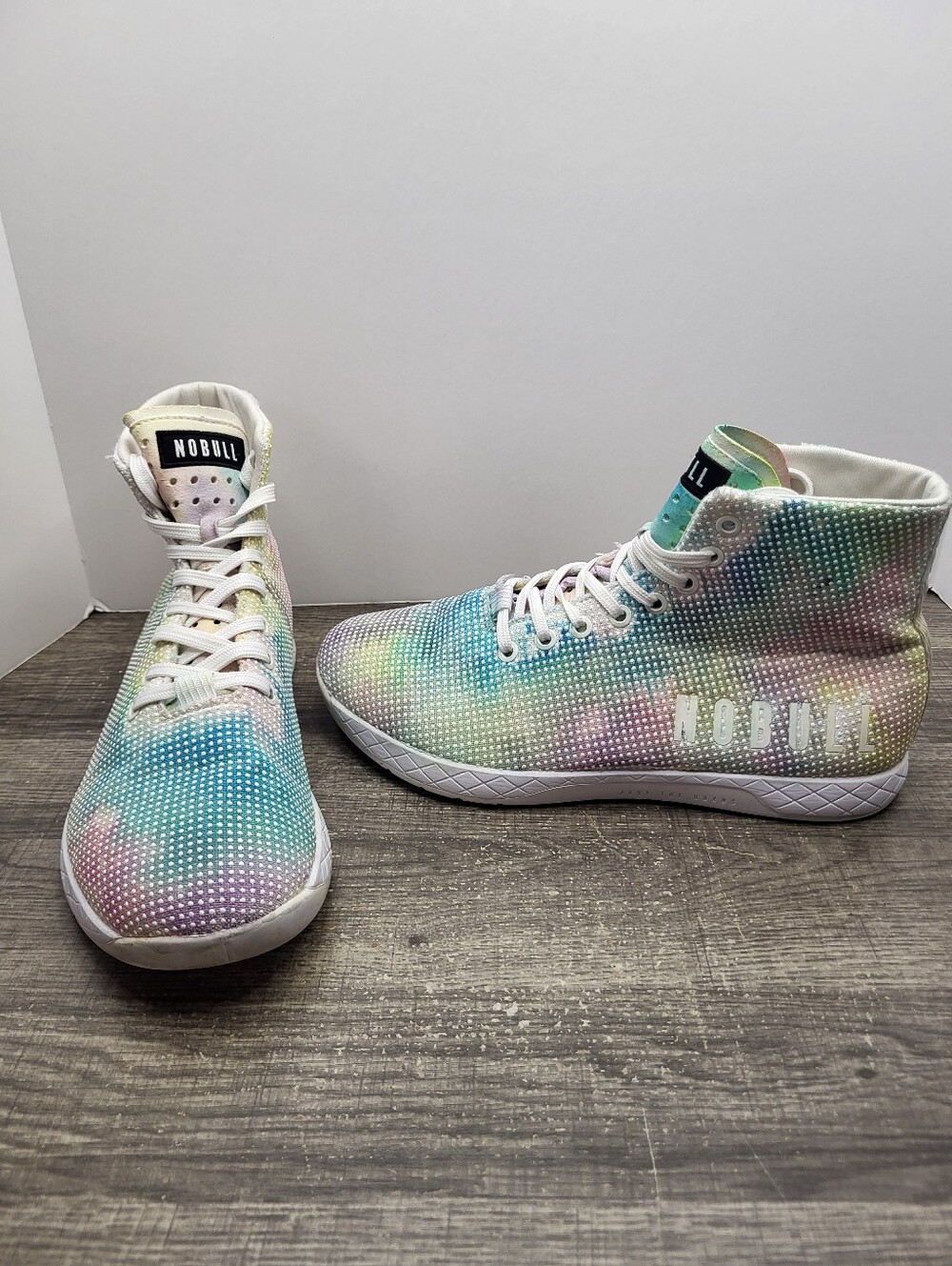 NOBULL Outwork High-Top Sneakers Tye Dye Men’s 8.5 Women’s 10 Shoes